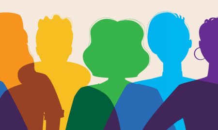 DC/Baltimore region LGBTQ nonprofit support grants: Silhouette of LGBTQ people