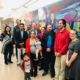 Sen. Tom Udall (fifth from left) poses with Northern New Mexico Youth Homeless Demonstration Project members in October 2018.