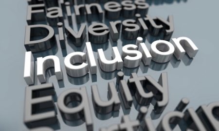 strategies for diversity, equity, inclusion in nonprofit sector: 3D render of diversity, inclusion and equity words