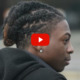 Texas Black haur ruling: Closeup profile of Darryl George, a Black teenager with long Black locs worn tied up close to his head