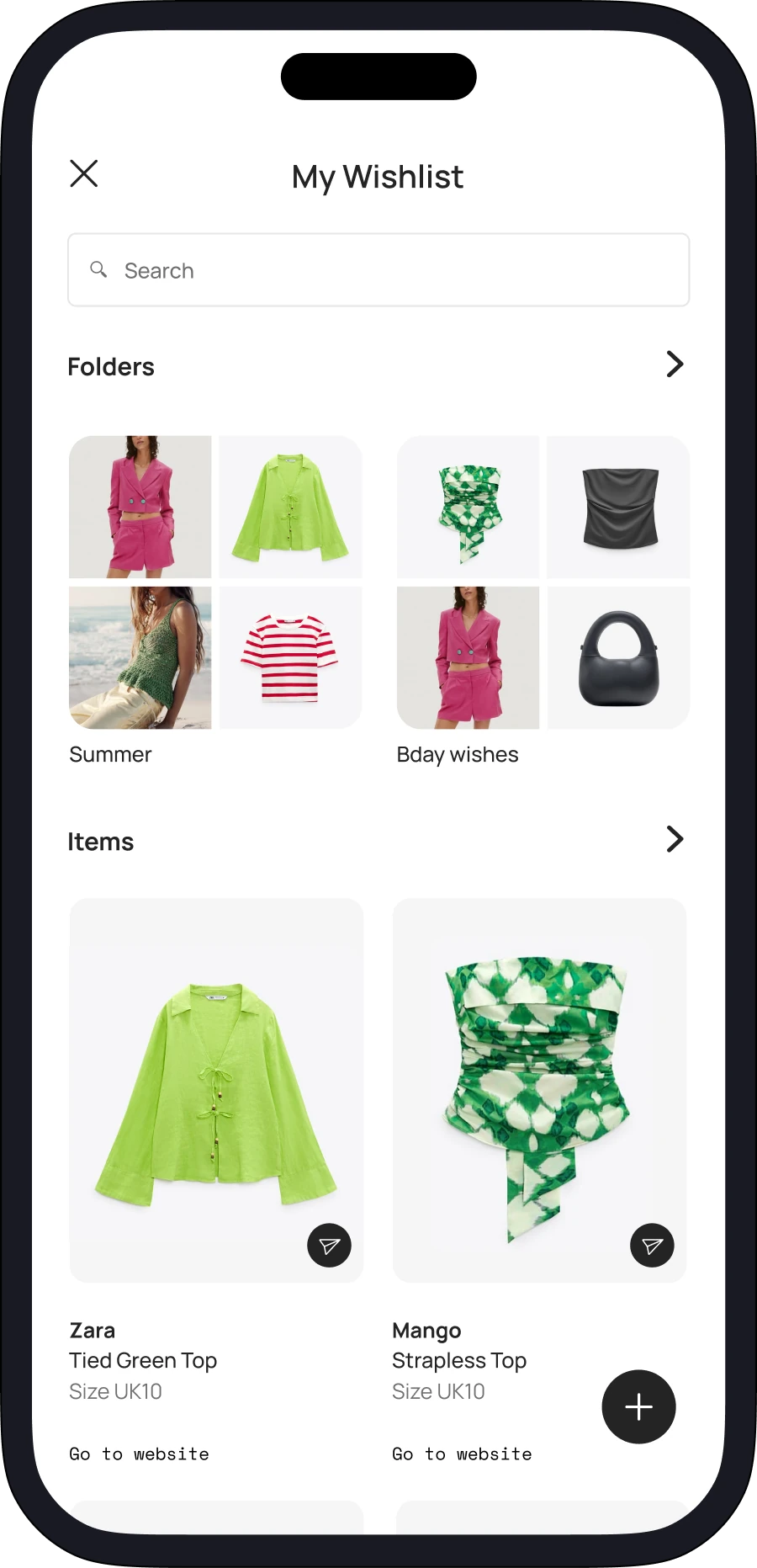 Get inspired - wishlist & moodboard